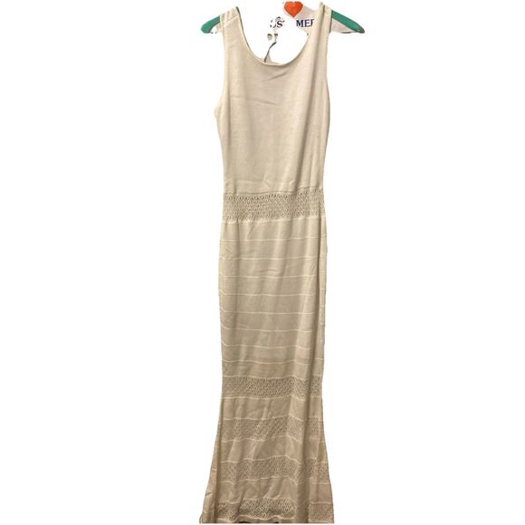 VENUS Dresses & Skirts - Venus White Crochet Maxi Dress Size S Beachy Resortwear Vacationcore Summer